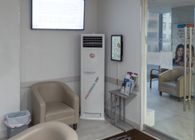 Load image into Gallery viewer, Free-Standing Multifunctional Air Decontaminator "Virus Shield 240 ̊ - 5000" for rooms up to 20000 ft³