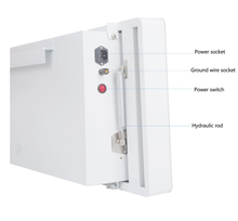 Load image into Gallery viewer, Wall-mounted air purifier HEPA "Shield 120 ̊ - 3500" for rooms up to 10000 ft³